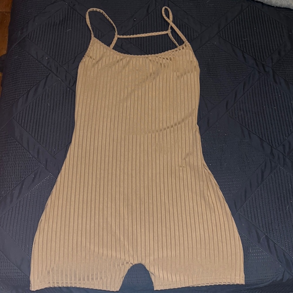 Tan Romper